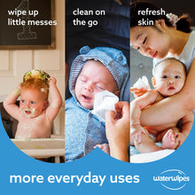 Carregar imagem no visualizador da galeria, WaterWipes Toallitas húmedas Originales para Bebés, Sin Plástico, 720 unidades (Paquete de 12), 99,9% Base de Agua, y Sin Perfume para Pieles Sensibles