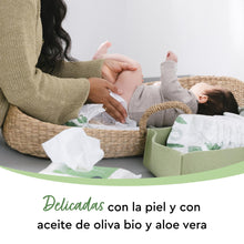Carregar imagem no visualizador da galeria, Toallitas húmedas naturales LILLYDOO green, 10 paquetes de 60 (600 unidades), 100% tejido sin plásticos y sin fragancias