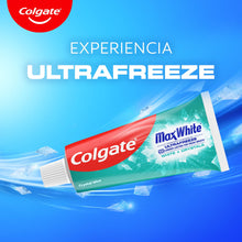 Carregar imagem no visualizador da galeria, Pasta de dentes Colgate Max White pasta de dentes cristais brancos 12 x 75 ml, frescura melhorada por UltraFreeze, 10 x mais durável, recupera o branco natural dos seus dentes, explosão instantânea de fresco