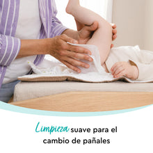 Carregar imagem no visualizador da galeria, Toallitas húmedas para bebés LILLYDOO con un 99% de agua, 10 paquetes de 15 (150 unidades), 100% libres de plástico sin perfumes y tan suave como el algodón y el agua