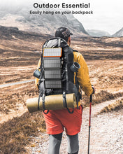 Carregar imagem no visualizador da galeria, A ADDTOP Cargador Solar 25000mAh Power Bank Portátil con 3 Ports 3A Output Batería Externa Impermeable con 4 Paneles Solar para Smartphones Tabletas