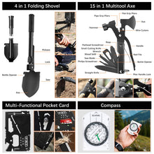 Carregar imagem no visualizador da galeria, Kit de Supervivencia, 70 en 1 Kit de Supervivencia de Emergencia al Aire Libre, Multifuncional Equipo de Botiquín Primeros Auxilios, Kit de Emergencia para Viajar Caminar Acampar al Aire Montaña