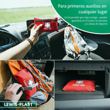 Carregar imagem no visualizador da galeria, LEWIS PLAST Kit Completo De Primeros Auxilios 92 Piezas De Primeros Auxilios Al Aire Libre - Kit Que Cumple Con Las Normas Europeas Para Interiores Y Actividades Al Aire Libre