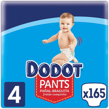 Carregar imagem no visualizador da galeria, Dodot Pañales Bebé Pants Talla 4 (9-15 kg), 165 Pañales, Pañal-Braguita con Ajuste 360° Anti-Fugas