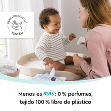 Carregar imagem no visualizador da galeria, Toallitas húmedas para bebés LILLYDOO con un 99% de agua, 10 paquetes de 15 (150 unidades), 100% libres de plástico sin perfumes y tan suave como el algodón y el agua