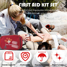 Carregar imagem no visualizador da galeria, LURNODY Botiquín de Primeros Auxilios para Exteriores Botiquin Casa Botiquin de Primeros Auxilios, Accesorio de Primeros Auxilios para Exteriores Casa Viajes Escuela Oficina Etc