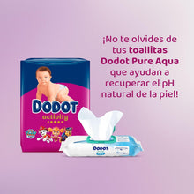 Laden Sie das Bild in den Galerie-Viewer.Dodot Pañales Bebé Activity, Talla 4 (9-14 kg),174 Pañales, Hasta 12h de Protección Antifugas y Ajuste, Pack Mensual