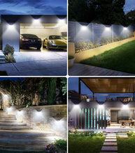 Carregar imagem no visualizador da galeria, Luz Solar LED Exterior Jardin: 248 LED Luces Solares Sensor de Movimiento 270° Foco Solar Exteriores Lampara IP65 Impermeable Aplique Solar Potente para con Iluminacion Terraza Outdoor Light 4 Paquete