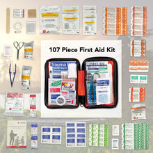 Laden Sie das Bild in den Galerie-Viewer.Ready America 70380 Kit de emergencia de 72 horas, 4 personas, mochila de 3 días, incluye botiquín de primeros auxilios, manta de supervivencia, comida de emergencia, preparación portátil para