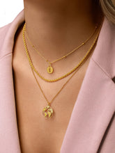 Carregar imagem no visualizador da galeria, SINGULARU - Collar Dots - Cadena en Plata de Ley 925 con Baño de Oro 18Kt y esferas - Cadena de Ajustable hasta 55 cm - Joyas para Mujer