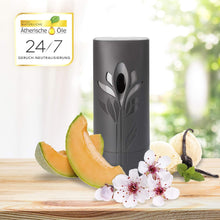 Carregar imagem no visualizador da galeria, Airwick Freshmatic Max - Pacote económico com dispositivo preto e 2X250ml de recargas, fragrância: diversão no verão