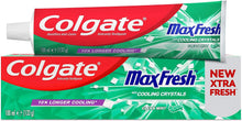 Carregar imagem no visualizador da galeria, Pasta de Dentes Colgate Max Fresh with Cooling Crystals - Clean Mint 100ml