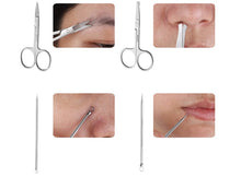 Carregar imagem no visualizador da galeria, Conjunto de Manicure e Pedicure em Aço Inoxidável de 26 Peças - Beleza e Qualidade no Cuidado Pessoal