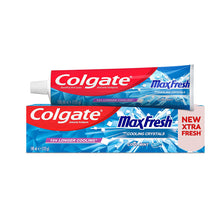 Carregar imagem no visualizador da galeria, Pasta de Dentes Colgate Max Fresh with Cooling Crystals 100ml - Cool Mint Xtra Fresh