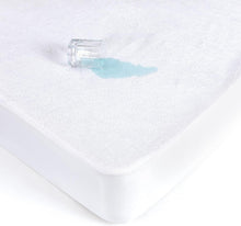 Carregar imagem no visualizador da galeria, Protetor de Colchão Impermeável 100% PU - Algodão e Poliéster - Proteção Duradoura para o Seu Colchão