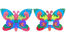 Carregar imagem no visualizador da galeria, Puzzle de Madeira Série Animais: Borboleta 26 peças. Aprenda e Divirta-se com os Amigos da Natureza