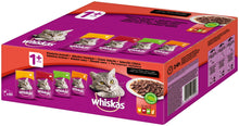 Carregar imagem no visualizador da galeria, Whiskas Adulto 1+ Alimento Húmido em Molho - Mega Pack 80x100g - 8kg | Diversidade de Sabores | Nutrição Completa para Gatos Adultos a Partir de 1 Ano | Reforce a Saúde e Vitalidade do seu Gato!