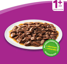 Carregar imagem no visualizador da galeria, Whiskas Adulto 1+ Alimento Húmido em Molho - Mega Pack 80x100g - 8kg | Diversidade de Sabores | Nutrição Completa para Gatos Adultos a Partir de 1 Ano | Reforce a Saúde e Vitalidade do seu Gato!