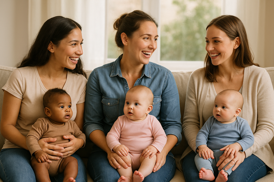 Conectar con otras madres: por qué la tribu también cuida