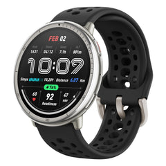 Amazfit Active 2 Montre intelligente 44 mm, cartes GPS avec direction, suivi de fitness, batterie de 10 jours, moniteur de sommeil, plus de 160 modes sportifs, résistante à l'eau, pour Android et