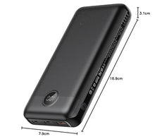 Carregar imagem no visualizador da galeria, VEGER 30000mAh Bateria Externa Power Bank con Pantalla LED Bateria Portatil USB C Carga rapida PD 20W QC 3.0 con 2 Entradas y 4 Salidas Compatible con iPhone, Samsung, Huawei, Tableta y más.
