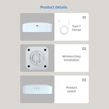 Carregar imagem no visualizador da galeria, Acunny Luz De Techo Con Sensor De Movimiento Interior - Lámpara Para Ducha Inalámbrica - Lámpara Recargable Moderna 2 Modos Para Interior Baño Despensa Pasillo Lavandería
