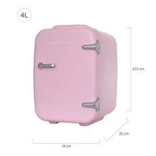 Carregar imagem no visualizador da galeria, Flamingueo Nevera Pequeña - Mini Nevera 4L, Nevera Cosmeticos, 12V/220V, Mini Neveras Para Habitacion, Nevera Skincare

