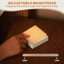 Carregar imagem no visualizador da galeria, SOAIY 2PCS Luces Nocturnas Regulables, Lámparas Recargables USB-C 1200 mAh con Función de Memoria y Temporizador, Luz de Noche Adhesivo Magnético para Habitación Blanco Cálido 3000K
