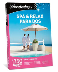 Wonderbox - Caja Regalo - Spa & Relax para Dos - 1350 Masages o Spa - Para 2 Personas - Ideas Regalo Hombres - Ideas Regalo Mujer