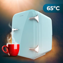 Carregar imagem no visualizador da galeria, Cecotec Mini Nevera Bolero MiniCooling 4L Habana Light Blue, Funcionamiento 12V-220V, Compatible coche y caravanas, Función enfriamiento y calentamiento, Rango temperatura 5-65º, Transporte fácil
