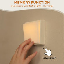 Carregar imagem no visualizador da galeria, SOAIY 2PCS Luces Nocturnas Regulables, Lámparas Recargables USB-C 1200 mAh con Función de Memoria y Temporizador, Luz de Noche Adhesivo Magnético para Habitación Blanco Cálido 3000K
