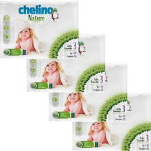 Carregar imagem no visualizador da galeria, Pack ahorro Pañales T3 4-10 kg Chelino Nature 144 uds
