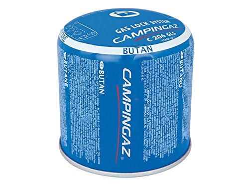 Campingaz C206 GLS Cartucho de Gas, Cartucho Gas perforable, Adecuado para Estufas, Parrillas o Lámparas de Camping, 190 g de Butano/Propano (80/20)