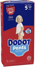 Carregar imagem no visualizador da galeria, Dodot Pants Fraldas para bebés tamanho 5 (12-17 kg), fraldas 58 fraldas, fraldas-cuecas
