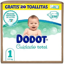 Laden Sie das Bild in den Galerie-Viewer.Dodot Pañales Bebé Cuidado Total Talla 1 (2-5kg), 210 uds + 10 Toallitas
