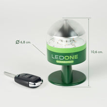 Carregar imagem no visualizador da galeria, LEDONE Connected - Baliza V16 Homologada DGT con Geolocalizador. Luz Emergencia Coche Homologado DGT, Triángulo de Seguridad, Luz de Emergencia para Coche Homologada (Ledone Eco Connected)
