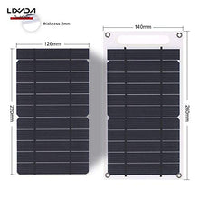 Carregar imagem no visualizador da galeria, Lixada Panel Solar 7,8 W Ultra Delgado de silicio monocristalino Panel Solar Cargador Puerto USB para teléfono móvil
