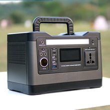 Carregar imagem no visualizador da galeria, HTDRE Generador portátil para Exteriores de 300 WH, estación de energía de Emergencia con inversor de CC y CA, Carga Mediante Panel Solar y Toma de Corriente para Camping.
