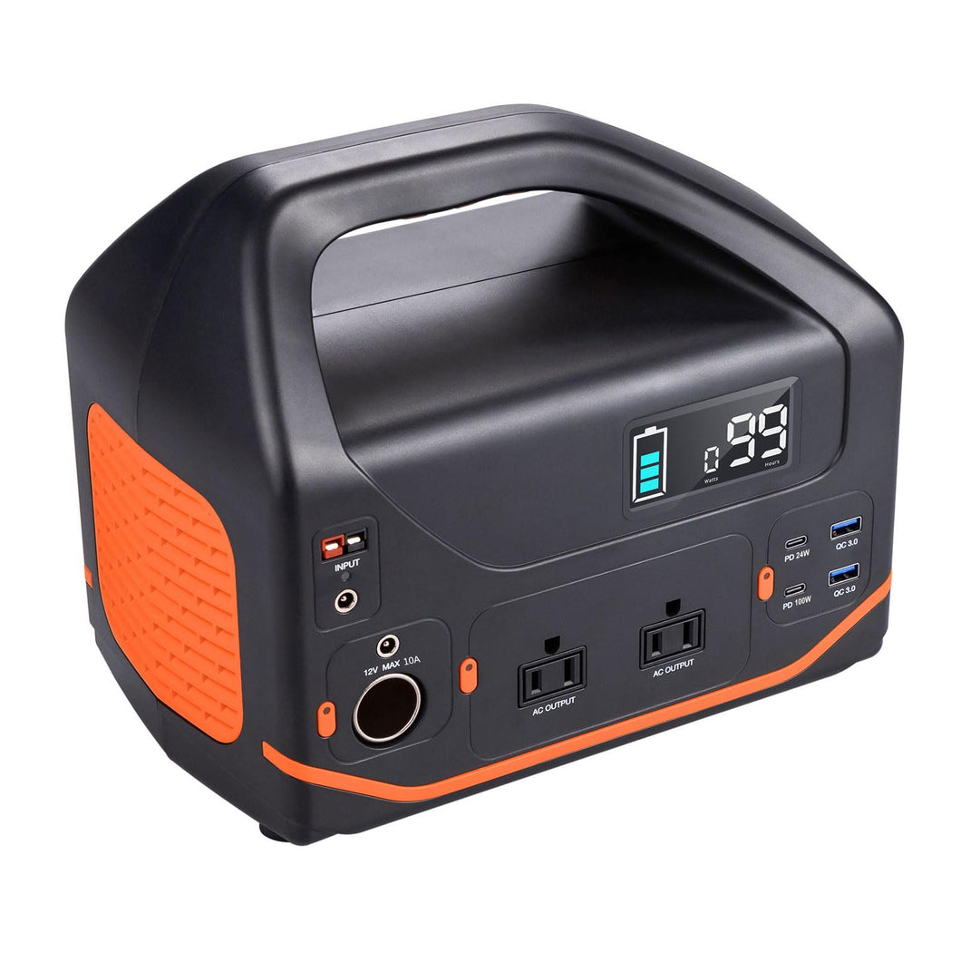 HTDRE Estación de energía portátil con generador Solar de 150.000 mAh, batería de Respaldo, Fuente de alimentación para Aventuras al Aire Libre, Viajes y acampadas.