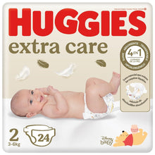 Carregar imagem no visualizador da galeria, Huggies Extra Care Pañales para Recién Nacido con Diseños Disney Talla 2 (3-6 kg), Materiales Suaves y Delicados, Hipoalergénicos, 24 Pañales
