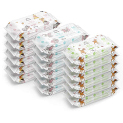 Marca Amazon - Mama Bear Disney Toallitas ultrasensibles Bebé, Sin fragancia, 1080 Unidad, 18 Paquetes de 60