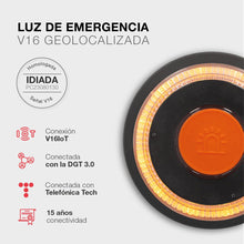 Carregar imagem no visualizador da galeria, PMK GRUPO Luz Emergencia Coche Homologado DGT con Geolocalización | Luz avería coche [Visibilidad 1 Km] Baliza V16 con GPS y Base Imantada - 2 Unidades

