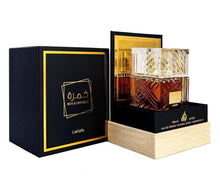 Carregar imagem no visualizador da galeria, Perfume Khamrah Original 100ML, Eau da Perfum Unisex Importado desde Dubái con Aromas Agradables de Larga Duración, Incluye Atomizador Recargable 5ML, Fragancia Duradera (Khamra)
