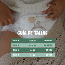 Carregar imagem no visualizador da galeria, Eco by Naty Pañales Bebé Pants - Pañales braguita hipoalergénicos y sin productos químicos, absorbentes y ecológicos para niños y niñas (Talla 6 - 18 unidades)
