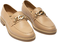 Carregar imagem no visualizador da galeria, CAPRICE FOOTWEAR Loafer AVA Mujer Mocasines Cuero Anilina Auténtico Elegantes Slip-On con Cadena Vogue Comodidad Diaria
