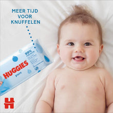 Carregar imagem no visualizador da galeria, Huggies Pure Toallitas para Bebé, 99% Agua Pura, 18 Packs de 56, Total 1008 Toallitas
