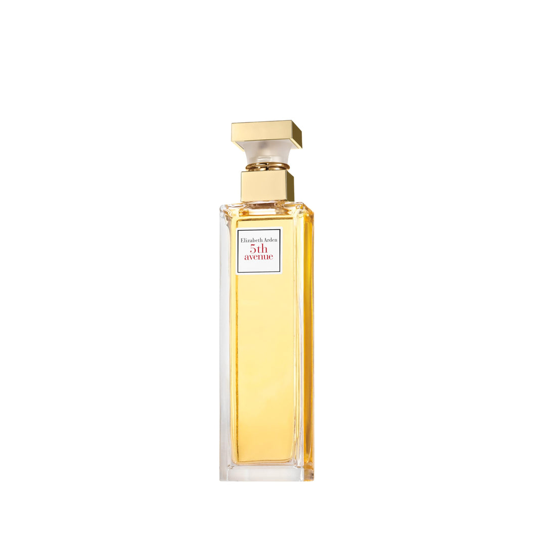 Elizabeth Arden 5th Avenue, Eau de Parfum, Perfume Femenino en Spray, Elegante y Lujoso con Notas Florales de Magnolia Rosada, Violeta y Ámbar, Aroma Fresco y Ligero, Perfume para Mujer, 125ml