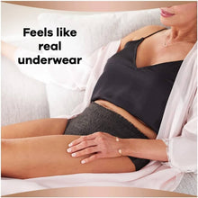 Carregar imagem no visualizador da galeria, Always Discreet Lote de 4 cuecas para incontinência e incontinência, tamanho M, cor preta
