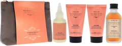 Grow Gorgeous Volume Discovery Kit for Unisex 4 Pc Kit 1.7oz Volume Bodifying Shampoo, 1.7oz Volume Bodifying Conditioner, 2oz Volume Root Stimulator Primer, 2oz Hair Density Serum Original