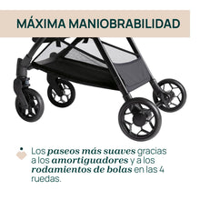 Carregar imagem no visualizador da galeria, Chicco Urbino, Silla de Paseo Bebé, Desde nascimiento hasta 22 Kg, Carrito Ligero con Cierre Inteligente y Compacto, Capota Extensible con Protección UV50+, Respaldo Ajustable y Reclinable, Negro
